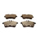 Brake pad set, disc brake QP1433C Quaro