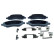 Brake pad set, disc brake QP1437 Quaro