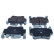 Brake pad set, disc brake QP1447 Quaro