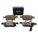 Brake pad set, disc brake QP1470C Quaro, Thumbnail 2