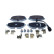 Brake pad set, disc brake QP1548 Quaro