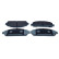 Brake pad set, disc brake QP1564 Quaro