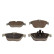 Brake pad set, disc brake QP1600 Quaro
