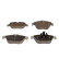 Brake pad set, disc brake QP1600 Quaro