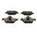 Brake pad set, disc brake QP1600C Quaro