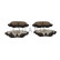Brake pad set, disc brake QP1609C Quaro