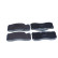 Brake pad set, disc brake QP1610 Quaro