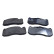Brake pad set, disc brake QP1610C Quaro