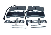 Brake pad set, disc brake QP1624 Quaro