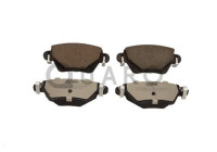 Brake pad set, disc brake QP1666C Quaro