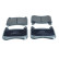Brake pad set, disc brake QP1686 Quaro