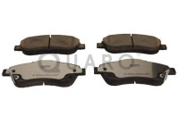 Brake pad set, disc brake QP1687C Quaro
