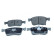 Brake pad set, disc brake QP1717 Quaro