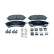 Brake pad set, disc brake QP1731 Quaro