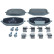 Brake pad set, disc brake QP1751 Quaro