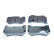 Brake pad set, disc brake QP1767 Quaro