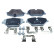 Brake pad set, disc brake QP1773 Quaro
