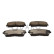 Brake pad set, disc brake QP1784C Quaro