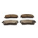 Brake pad set, disc brake QP1784C Quaro