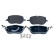 Brake pad set, disc brake QP1822 Quaro