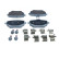 Brake pad set, disc brake QP1847 Quaro