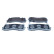Brake pad set, disc brake QP1863 Quaro