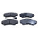 Brake pad set, disc brake QP1864C Quaro