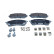 Brake pad set, disc brake QP1883 Quaro