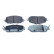 Brake pad set, disc brake QP1889 Quaro