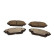 Brake pad set, disc brake QP1917C Quaro