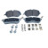 Brake pad set, disc brake QP1925 Quaro