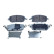 Brake pad set, disc brake QP1931 Quaro