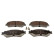 Brake pad set, disc brake QP1939 Quaro