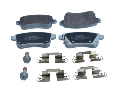 Brake pad set, disc brake QP1961 Quaro