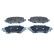 Brake pad set, disc brake QP1992 Quaro