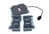 Brake pad set, disc brake QP2005 Quaro