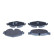 Brake pad set, disc brake QP2013 Quaro