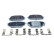 Brake pad set, disc brake QP2031 Quaro