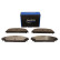 Brake pad set, disc brake QP2043C Quaro, Thumbnail 2