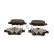 Brake pad set, disc brake QP2058C Quaro