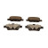 Brake pad set, disc brake QP2058C Quaro