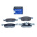 Brake pad set, disc brake QP2100 Quaro, Thumbnail 2
