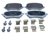 Brake pad set, disc brake QP2125 Quaro