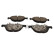 Brake pad set, disc brake QP2138C Quaro