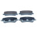 Brake pad set, disc brake QP2164 Quaro