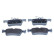 Brake pad set, disc brake QP2165 Quaro