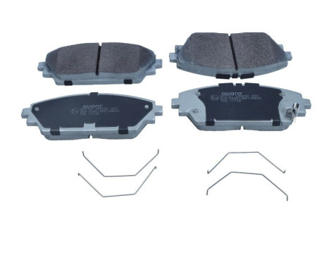 Brake pad set, disc brake QP2167 Quaro