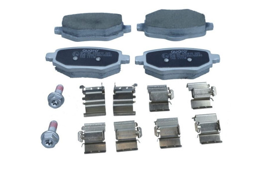 Brake pad set, disc brake QP2186 Quaro