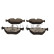 Brake pad set, disc brake QP2191C Quaro