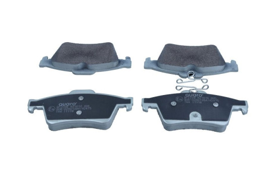 Brake pad set, disc brake QP2208 Quaro